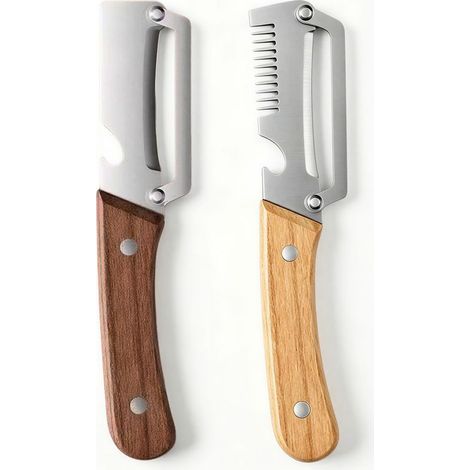 Coupe-oignons verts multifonctionnel – Éplucheur intégré – Ustensile 2 en 1 – Gain de temps en cuisine (1/5)