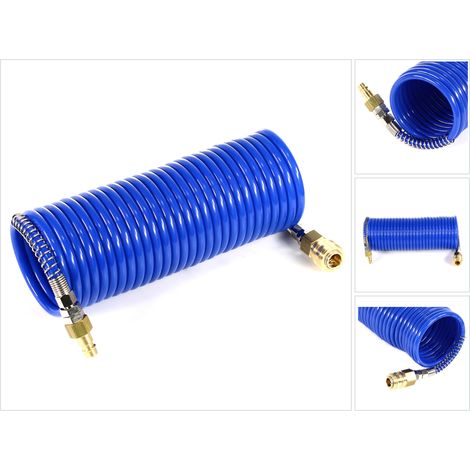 Prebena Spiralschlauch 6x9 mm 7,5 m mit Kupplung R 1/4 und Stecknippel NW 7.2 ( Z160.11 ) (1/5)