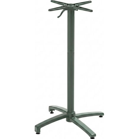 Pied pour table inclinable 108 cm en aluminium vert foncé Klipo