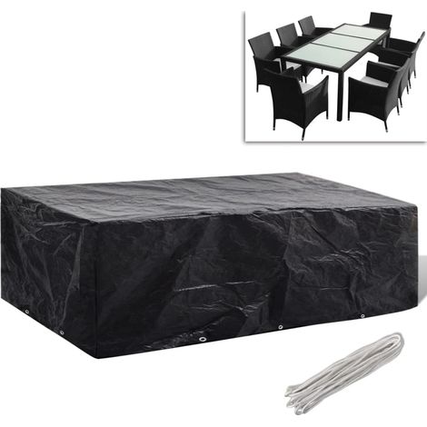 Copertura per Mobili da Giardino con 8 Occhielli 300x140x90 cm vidaXL