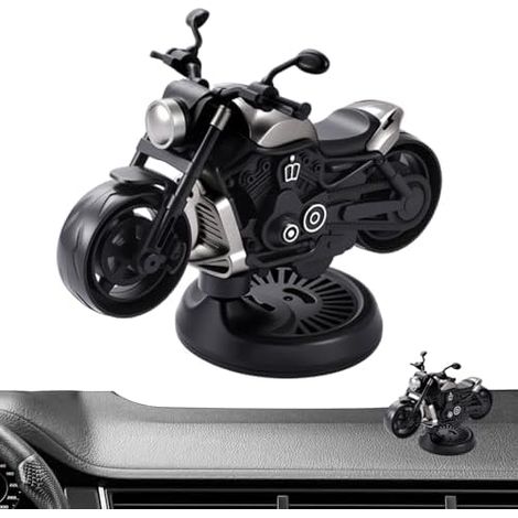 Désodorisant pour voiture Diffuseur rotatif en forme de moto Pour hommes, femmes et véhicules tels que SUV et camions (1/5)