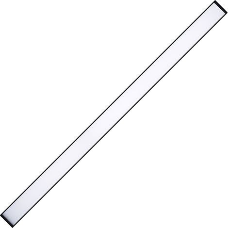 Lampe sur rail magnétique linéaire 1 circuit 60 cm LED 24 W 4000 K noire Milagro (1/5)