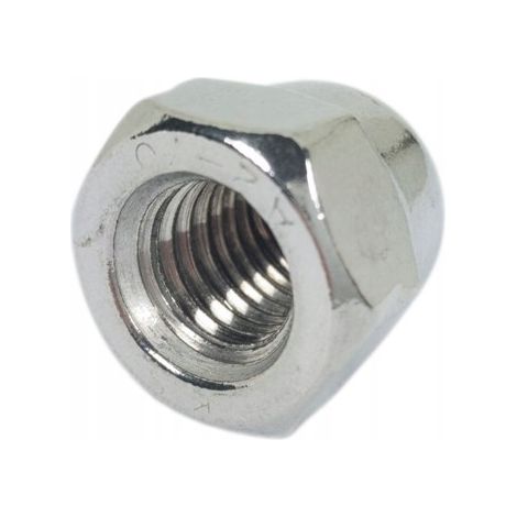 Dado a cappello in acciaio inox M10 A2 DIN1587 100 pezzi (1/5)