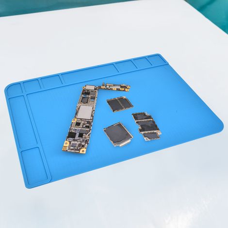 Tapis de réparation en silicone résistant à la chaleur pour téléphones et ordinateurs (TE 508) (1/5)