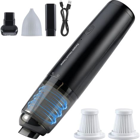 Aspirateur Balai Main sans Fil,Aspirateur Voiture Portable avec Filtre HEPA (1/4)