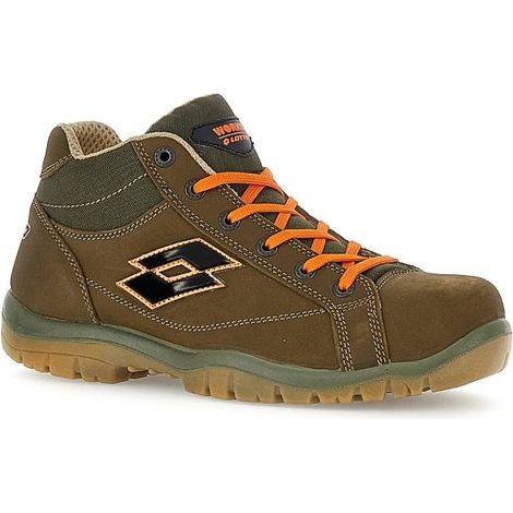 Scarpe Antinfortunistiche Lotto Jump 300 II Mid S3L SR FO Military Olive 45
