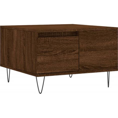Maison Exclusive - Tavolino da Salotto Rovere Marrone 55x55x36,5 cm in Multistrato