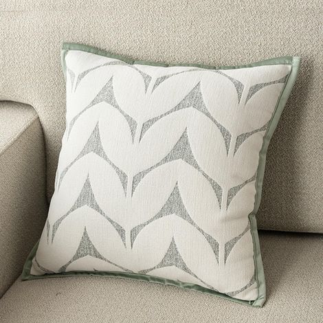 Housse Coussin Carré en Chenille Douce Design Moderne Et Élégant Imprimé Floral Mignon, Housse De Coussin Décorative pour Extérieur, Canapé, Sofa Et Lit(Style HH,45x45) (1/5)