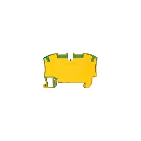 Legrand 037272 - Blocco a molla Viking 3 snap - 1 scatto/2 conduttori - 1 ingresso/1 uscita - verde/giallo - passo 8 (1/3)