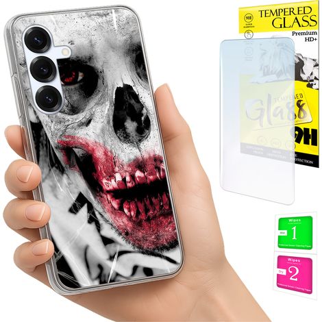 Funda para Samsung Galaxy S25 FE con cubierta para foto, cubierta trasera + cristal 9H (1/5)