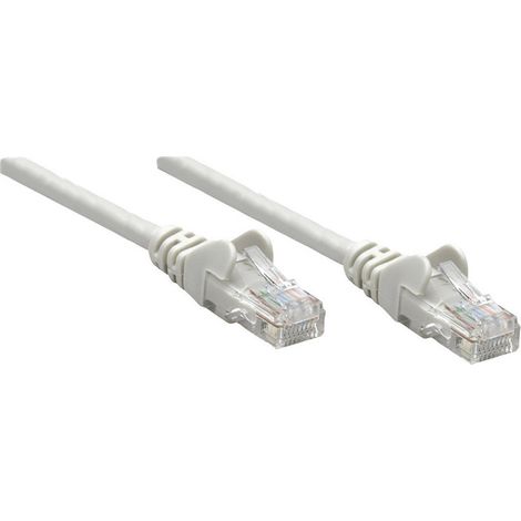 Intellinet 739900 RJ45 Patchkabel CAT 6 U/UTP 0.25 m Grau 1 St. (1/2)