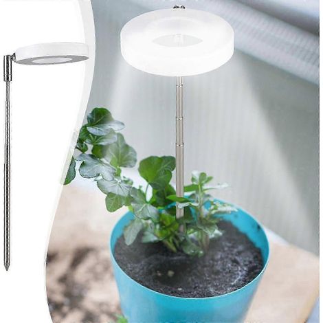 Verstellbare LED-Pflanzenlampe für Zimmerpflanzen mit USB-Ladefunktion und Vollspektrum (1/5)
