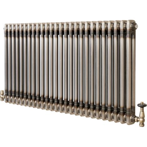 Radiatore 2 Colonne Orizzontale Metallo Grezzo 600 x 1190 mm TRV