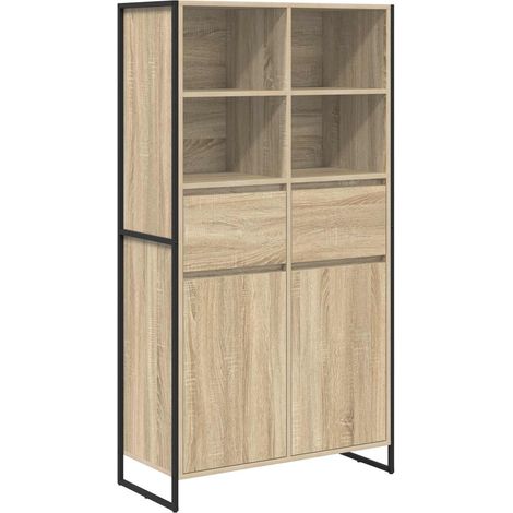Maison Exclusive - Credenza 2 pcs Sonoma 81 x 36 x 150.5 cm Legno multistrato