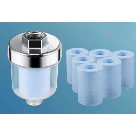 Versión para eliminar el cloro: Filtro de agua + 6 cartuchos de filtro originales (1/5)