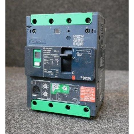Disjoncteur differentiel 50A 3P 50A 440Vac Vigi 50KA boîtier moule Micrologic 4.1 Everlink Compact NSXm SCHNEIDER