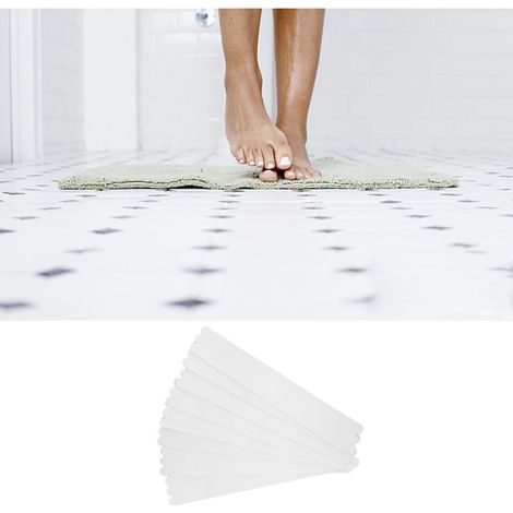 Autocollants antidérapants pour salle de bain, 24 pièces, bandes antidérapantes, imperméables, robustes, pour escaliers, sol de cuisine, 2x38cm (1/5)