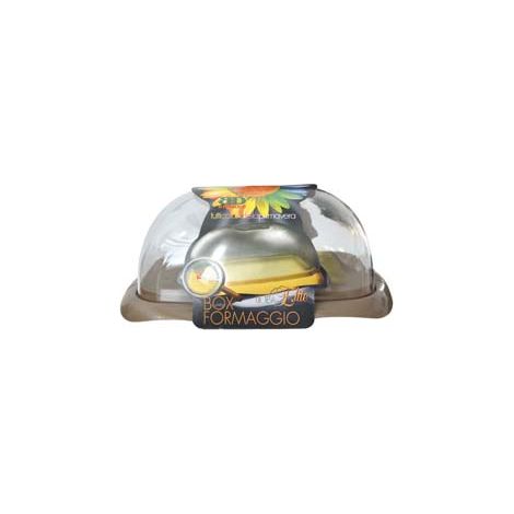 Copriformaggio Rettangolare con Coperchio e Vassoio 32 CMX22X12,5