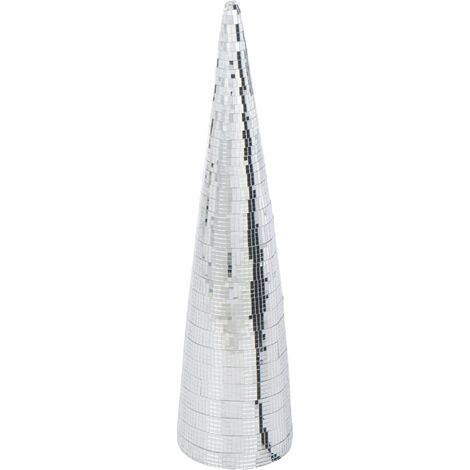 Cône Miroir Déco "Lyle" 56cm Argent