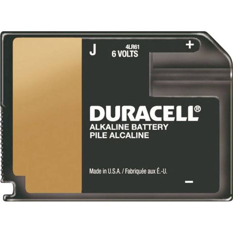 Pile spéciale 6 V (boîtier plat) alcaline(s) Duracell DUR767102 6 V 500 mAh 1 pc(s) W529711 (1/4)