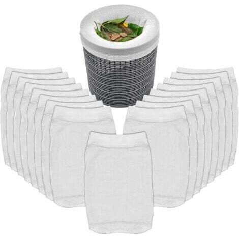 Poolskimmer-Socke, Poolfilter-Socke, wiederverwendbarer und superelastischer Skimmer-Vorfilter zum Auffangen von Pollen, Blättern, Haaren, Öl und Insekten (20 Stück)
