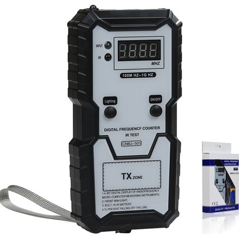 Ej.Life Détecteur IR Professionnel - Testeur de Fréquence pour Clés Voiture & Télécommandes - Portable et Précis (1/5)
