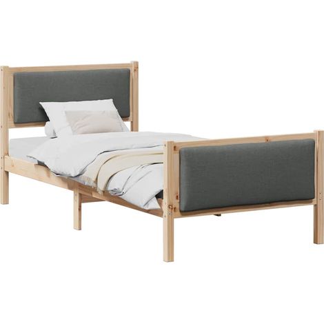 Maison Exclusive - Estructura de cama con cabecera Gris oscuro 10 (1/5)
