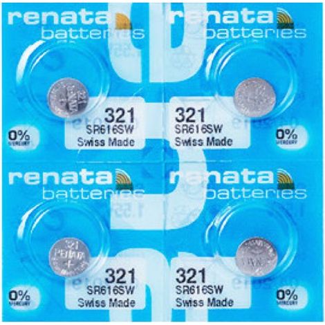 .4 piles Renata 321 sr616sw.
.
.