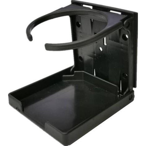 Porte-gobelet de voiture, porte-gobelet pliable et réglable, support de boisson universel à clip, vis blanches pour véhicule (voiture, camion, bateau, fourgonnette) (noir) (3 pièces)