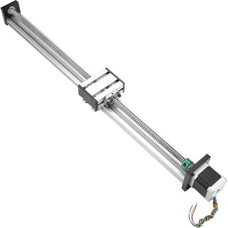 Vis sans fin 1204, glissière linéaire longue course 500mm, actionneur à moteur pas à pas 42, table coulissante CNC de précision (1/5)
