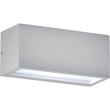 GUAVA Applique LED Biemissione 12W 120°-120° Grigio IP65 4000K - Illuminazione Parete per Esterni Rossini Group (1/4)