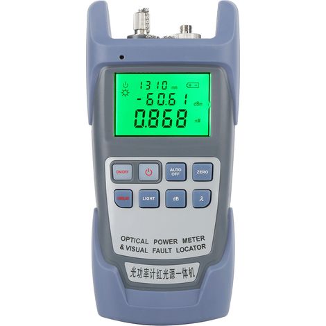 Testeur de puissance optique DXP-50D, mesureur de perte fibre avec lumière rouge, portable 5km 1mW (1/5)