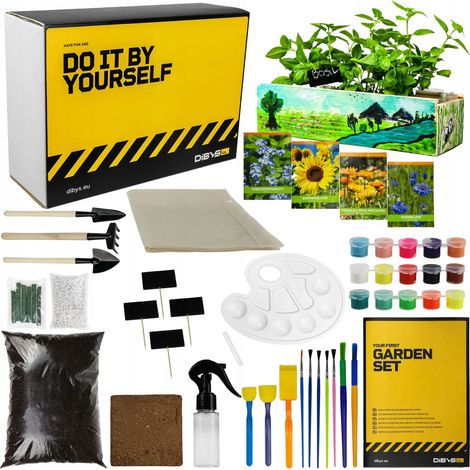 Set di erbario Dibys - Il mio primo giardino fiorito