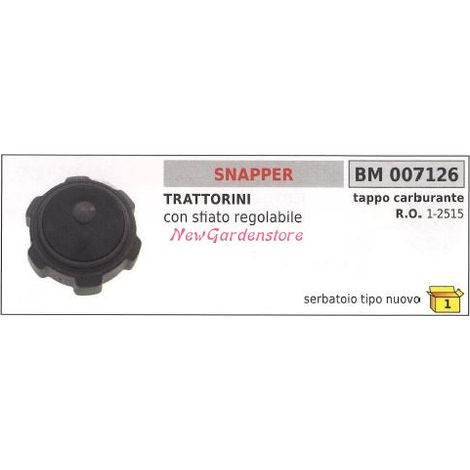 Tappo serbatoio carburante motore SNAPPER trattorino rasaerba tosaerba 007126