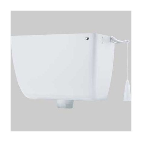 CASSETTA ALTA IN PVC CABRIO CON CATENELLA  BIANCA     CR