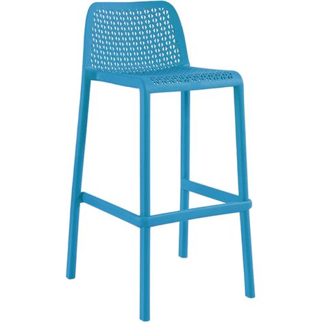 Tabouret LIBERTY en polypropylène style moderne pour extérieur