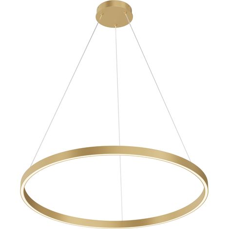 Lampadario sospeso moderno ottone/bianco Ring LED 51W Maytoni RIM (1/2)