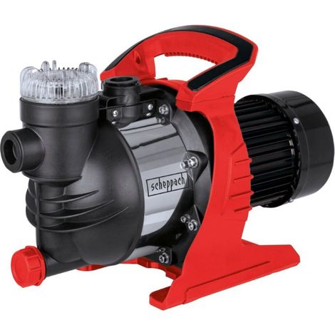Bomba electrica de jardin 1300 W 4.8 bar 6000 l/h Scheppach gp1400jet
