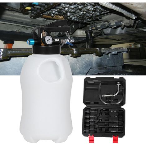 Machine de remplissage d'huile de transmission pneumatique 10L avec 13 adaptateurs ATF (1/5)
