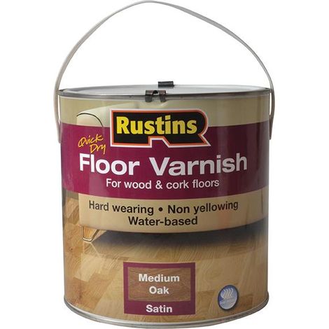 Rustins Quick Dry Coloured Floor Varnish 2.5L (1/3)