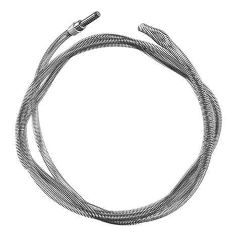 Furet de Plomberie Déboucheur Canalisation Nettoyeur Tuyau Outil Serpent Câble Flexible En Acier à Ressort avec Connecteur pour Perceuse Électr, 4m -