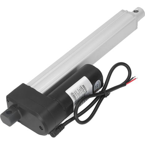 Gleichstrom-Mini-Linearantriebsmotor, Hochgeschwindigkeits-Linearantrieb, 1200 N, 8 mm Öffnung, Anschlusslasche, 200 mm / 7,9 Zoll (1/5)