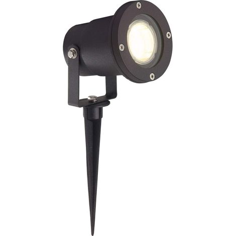 Spot Extérieure LED à Piquer IP44 3 W GU10 230 V Noir (1/5)