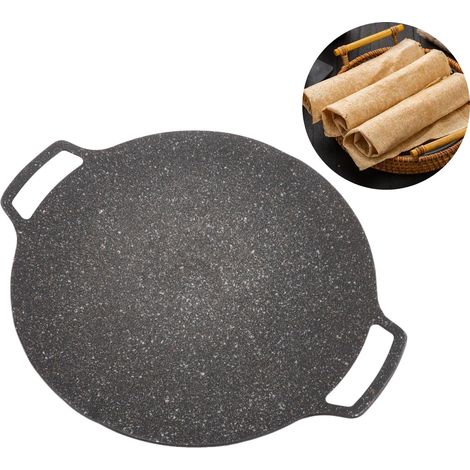 Gril Antiadhésif Pour Barbecue Coréen Plaque De Barbecue Poêle à Griller Antiadhésive Poêle à Griller Ronde Antiadhésive Poêle à (1/5)