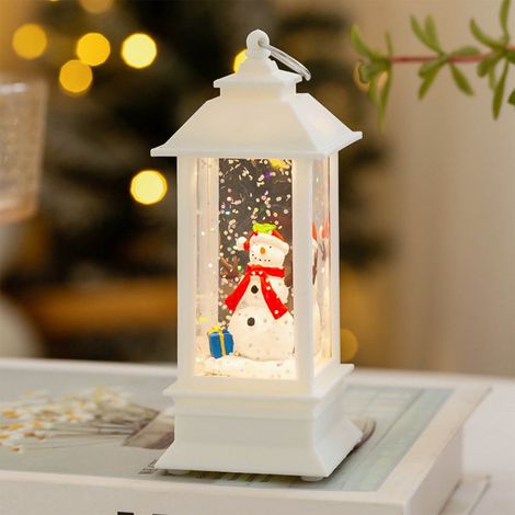 Lampe-Globe À Neige - Scène Hivernale - Rempli D'Eau - 60 Ml - Pour Bureau Chambre Intérieur - Décoration De Noël (1/5)