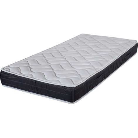 Matelas 90x190 Malta - Mousse - Hauteur 20 cm - 3 zones - Soutien très ferme (1/5)