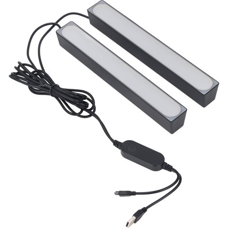 Barre lumineuse LED intelligente avec contrôle à distance via application, rétroéclairage TV RGB à couleurs changeantes, modes scène et musique. (1/5)