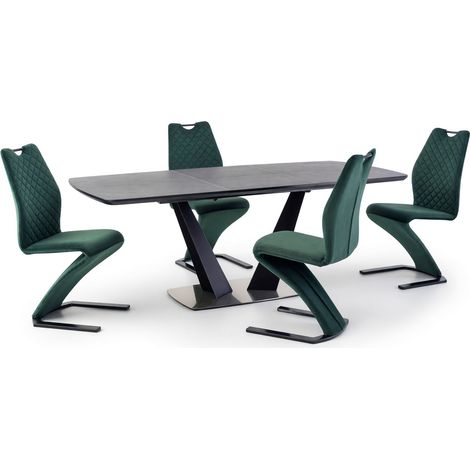 Conjunto de mesas y sillas para comedor Houston 1467 , 76x90x160cm, Diámetro: 0, Número de asientos: 4, Estilo: Moderno (1/5)