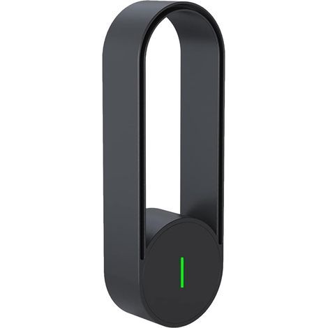 Mini ioniseur USB silencieux. Anti-poussière, fumée. Pour voiture, maison, bureau, cuisine, animalerie, toilettes. Noir. (1/5)