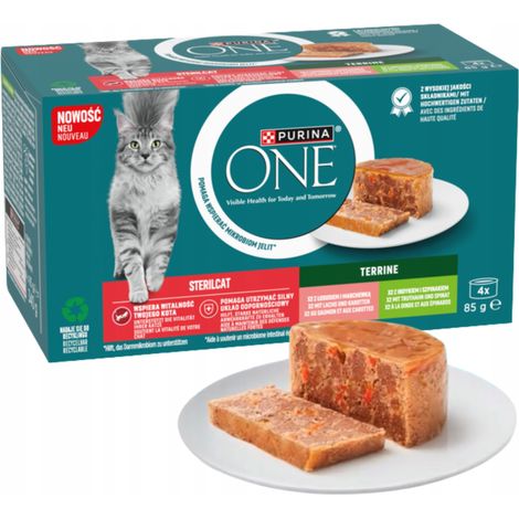 PURINA ONE Sterilcat Alimento umido per gatti sterilizzati 4x85g 1 pz. (1/5)